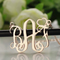 Personalised Initial Monogram Love Necklace Personalised initial monogram Love necklace in solid rose gold