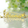 Personalised Carrie style name necklace with a star