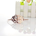 Rose Gold Monogram Initial Bangle Bracelet product image