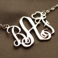 Personalised Initial Monogram Love Necklace Personalised initial monogram Love necklace in solid rose gold