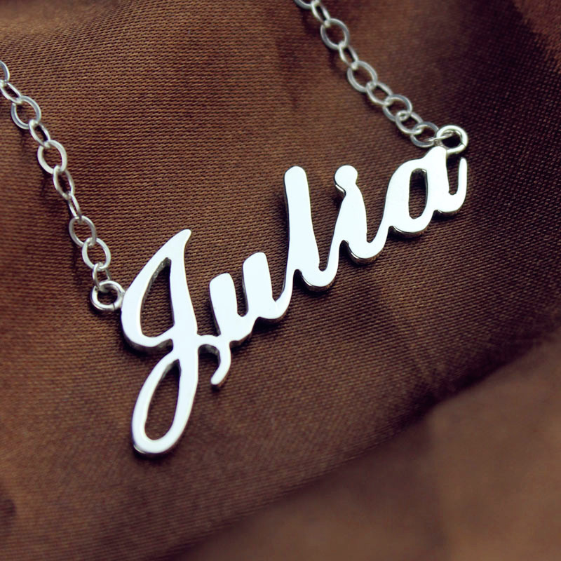 Julia Style Name Necklace Julia style personalised name necklace product image