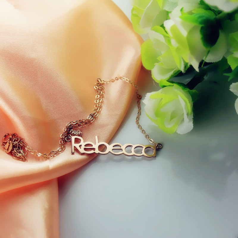 Rebecca-style personalised name necklace product image