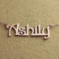Personalised Harrington Font Name Necklace Personalised Harrington font name necklace product image