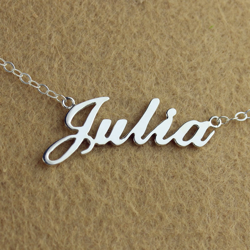 Julia Style Name Necklace Julia style personalised name necklace product image