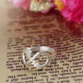 White Gold Infinity Ring White gold infinity ring option