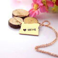 Custom State Map Name Necklace Custom state map name necklace product image