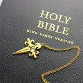 St James Cross Initial Necklace St James cross initial necklace gallery image