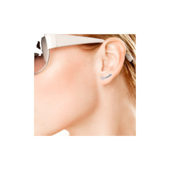 Sterling Silver Personalised Name Stud Earring (PAIR) Sterling Silver Personalised Name Stud Earring (PAIR)