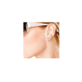 Personalised name stud earring pair with Swarovski Crystal