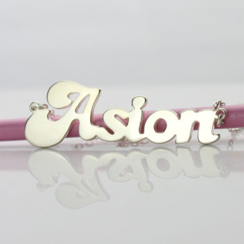 Ghetto Name Necklace Sterling Silver Ghetto Name Necklace Sterling Silver