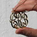 Cube premium monogram necklace product image