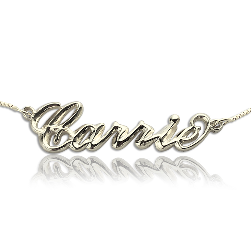 Personalised 3D Carrie Name Necklace Personalised 3D Carrie name necklace product image