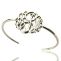 Personalised Monogram Bangle Bracelet Personalised monogram bangle bracelet in silver