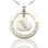Custom Promise Necklace with Name Phrase Sterling Silver