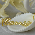 Personalised 3D Carrie name necklace view
