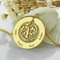 Circle Family Tree Pendant Necklace Gallery Image Circle family tree pendant necklace gallery image