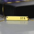Personalised Initial Bar Necklace Personalised initial bar necklace product view