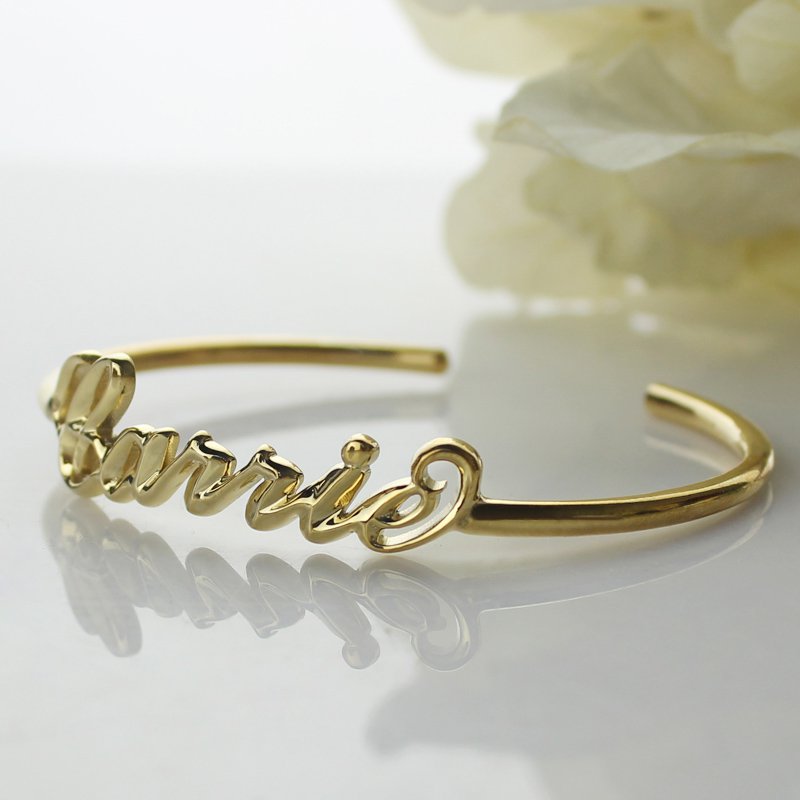 Personalised Name Bangle Bracelet Personalised name bangle bracelet product image