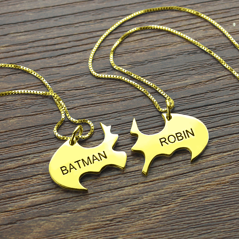 Personalised Puzzle Friend Name Necklace detail Personalised puzzle friend name necklace detail view