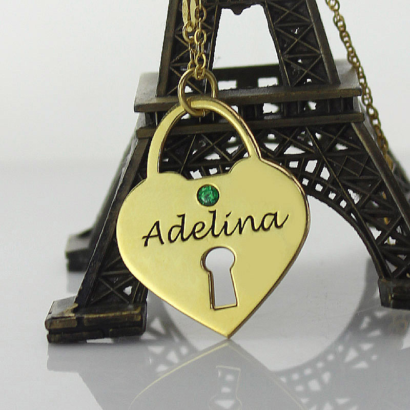 Heart Lock Keepsake Necklace Gallery Image Gallery image of the heart lock keepsake necklace