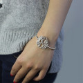 Personalised Monogram Bangle Bracelet Detail Personalised monogram bangle bracelet detail view