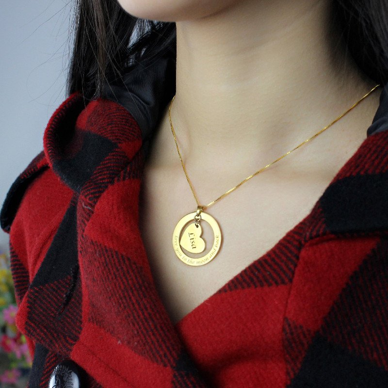 Personalised Name and Phrase Necklace Personalised name and phrase necklace pendant