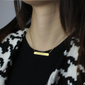 Greek Name Bar Necklace Greek name bar necklace product image