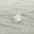 Carrie Initial Letter Ring Detail Personalised Carrie initial letter ring detail