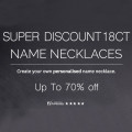 Personalised Name Jewellery Discount Selection Personalised name jewellery discount selection