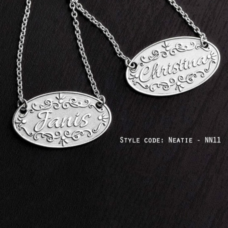 Personalised Name Jewellery Design NN11 Personalised name jewellery design selection NN11