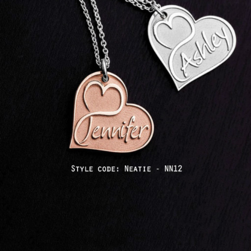 Personalised Name Jewellery Design NN12 Personalised name jewellery design selection NN12