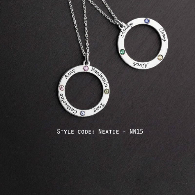 Personalised Name Jewellery Design NN15 Personalised name jewellery design selection NN15