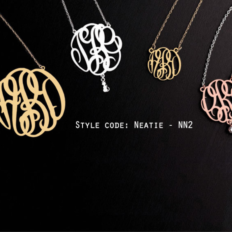 Personalised Name Jewellery Design NN2 Personalised name jewellery design selection NN2