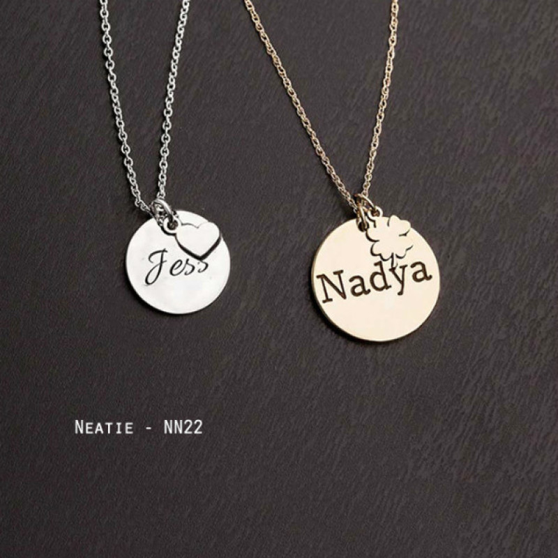 Personalised Name Jewellery Design NN22 Personalised name jewellery design selection NN22