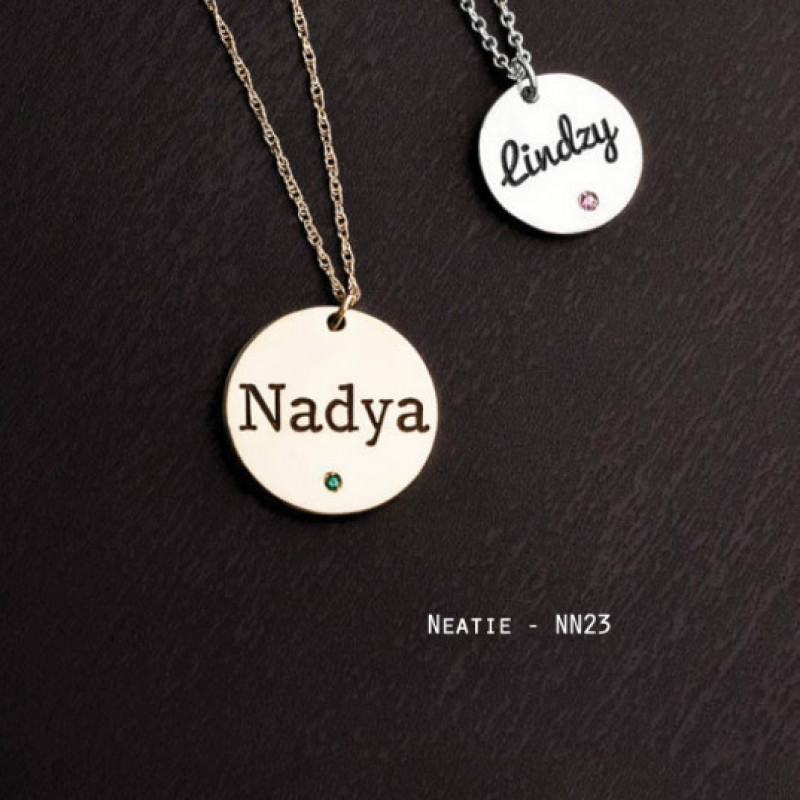 Personalised Name Jewellery Design NN23 Personalised name jewellery design selection NN23