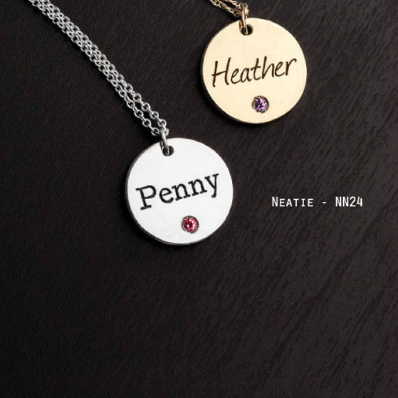 Personalised Name Jewellery Design NN24 Personalised name jewellery design selection NN24