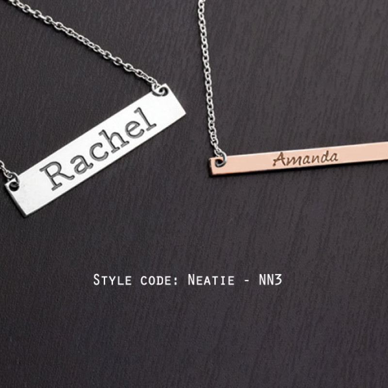Personalised Name Jewellery Design NN3 Personalised name jewellery design selection NN3