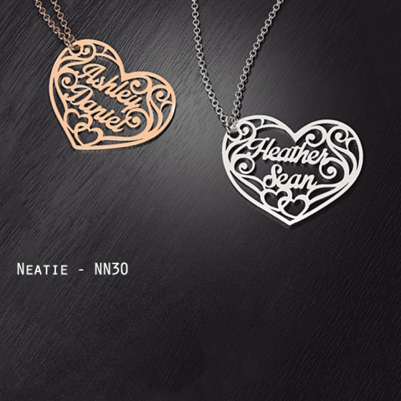 Personalised Name Jewellery Design NN30 Personalised name jewellery design selection NN30