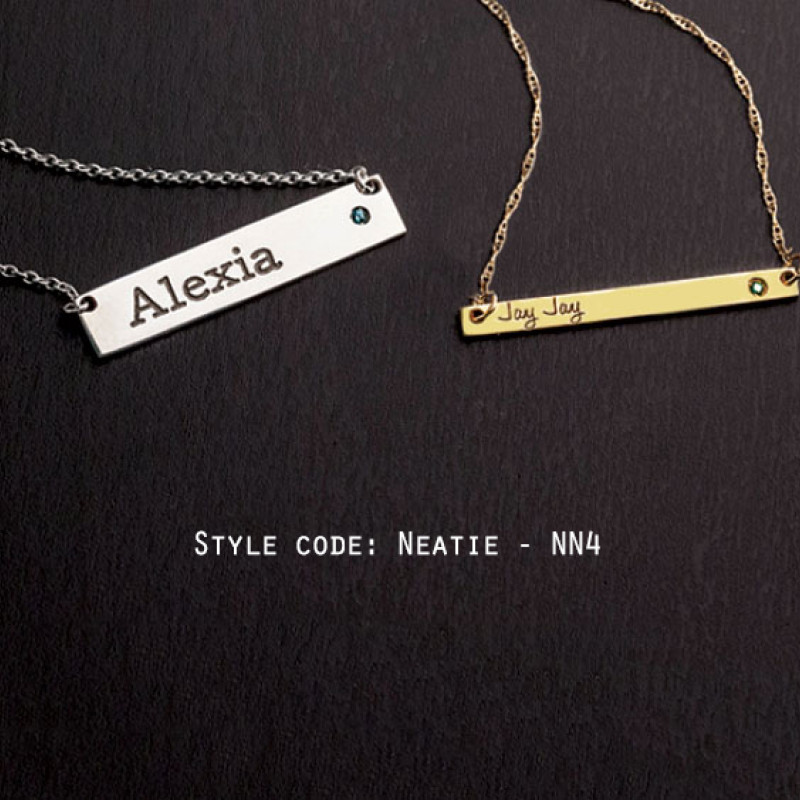 Personalised Name Jewellery Design NN4 Personalised name jewellery design selection NN4