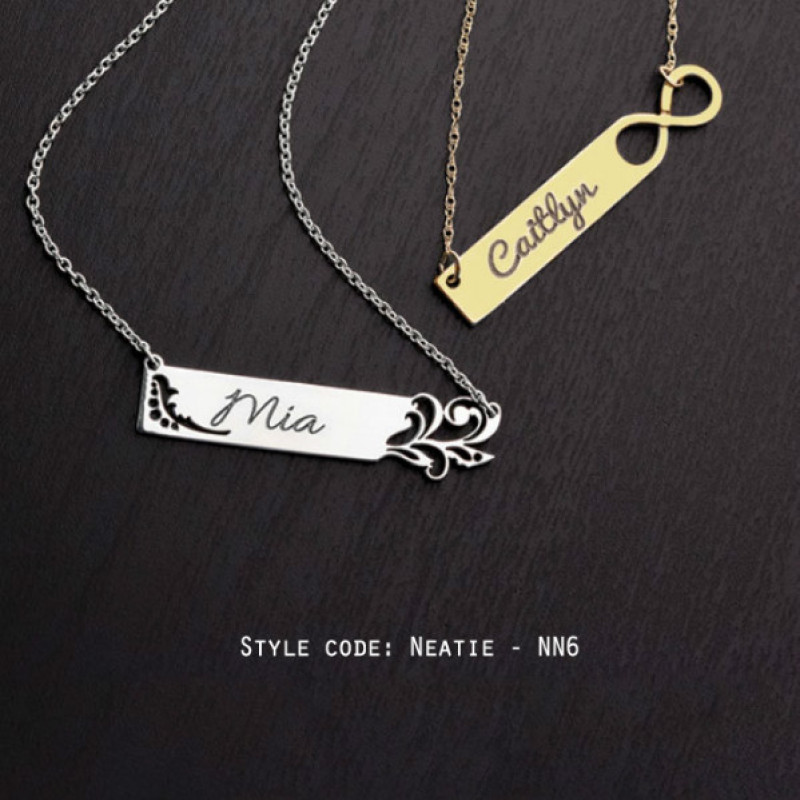 Personalised Name Jewellery Design NN6 Personalised name jewellery design selection NN6