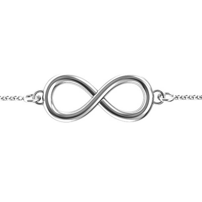 Personalised Classic Infinity Bracelet Personalised Classic Infinity Bracelet by Neatie