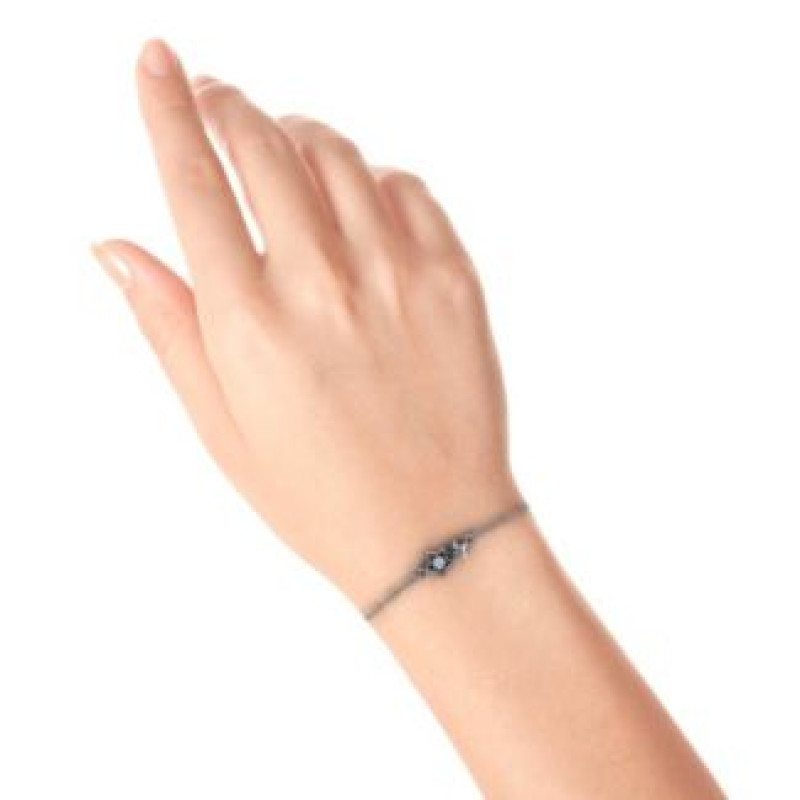 Personalised Me and My Shadow Star Bracelet Personalised Me and My Shadow Star Bracelet