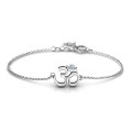 Om Sound of Universe Bracelet with Round Stone Neatie Om Sound of Universe personalised bracelet with round stone