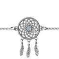 Personalised Dream Catcher Bracelet Personalised dream catcher bracelet with centre stone
