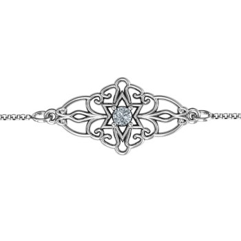 Personalised Vintage Star of David Bracelet Personalised Vintage Star of David Bracelet