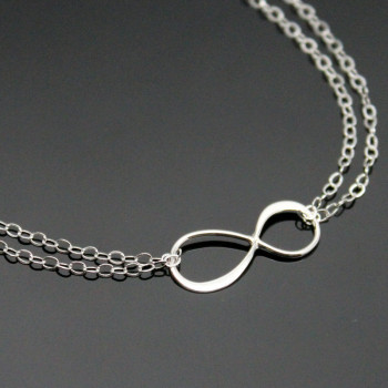 Buy sterling silver infinity necklace online