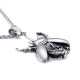 Silver Scarab Beetle Necklace