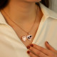 Photo Heart Locket Necklace
