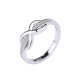 Sterling Silver Cubic Zirconia Infinity Ring