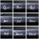 Personalised Carrie Name Necklace Sterling Silver